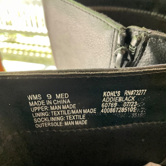 Tall black boots Ortholite Eco | Style: Addie | Color: Black - Picture 6 of 12